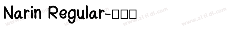Narin Regular字体转换 Narin Regular字体转换